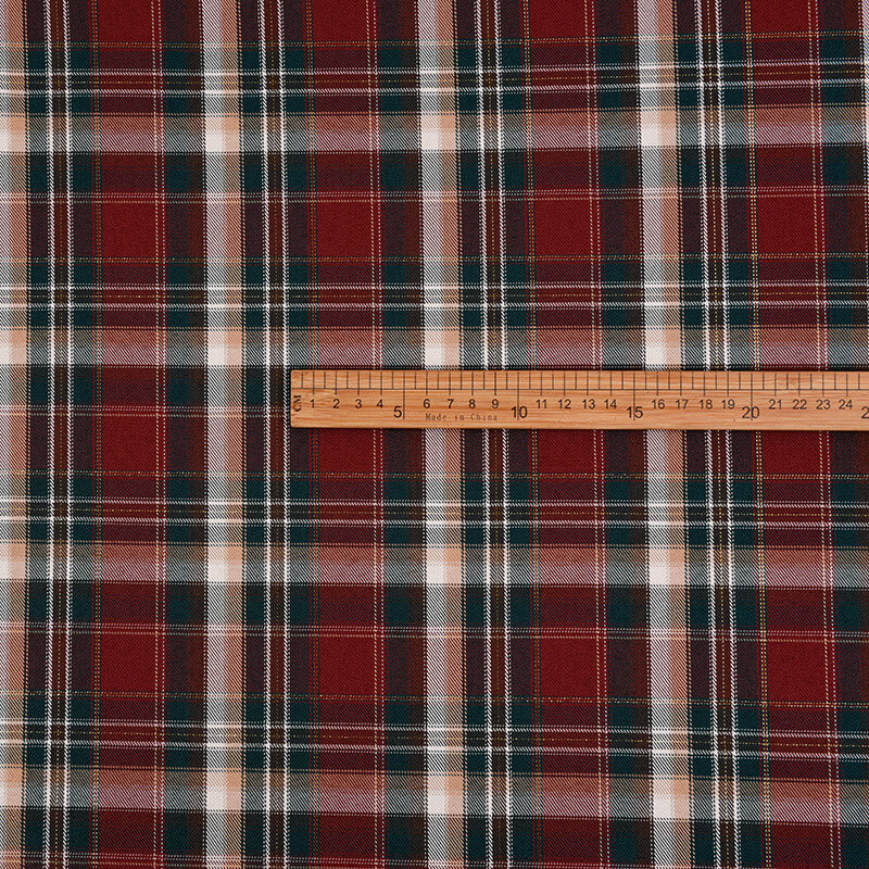 Plaid Yarn Dyed Poplin Fabric for Suit Wholesale Supplier 14